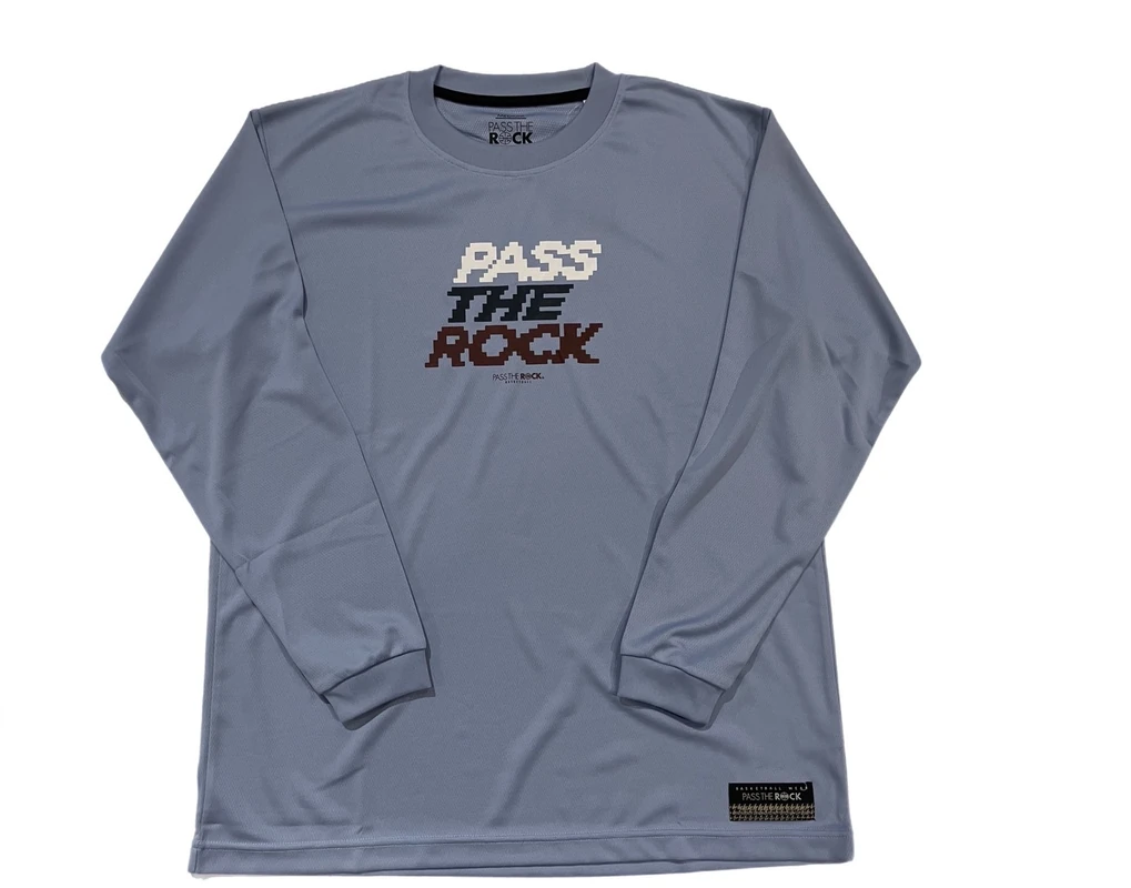PASS THE ROCK パスザロック LONG SLEENE SHIRT バスケ PTR-6828 画像2
