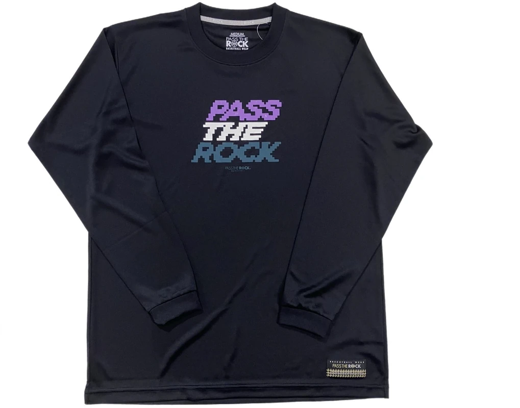 PASS THE ROCK パスザロック LONG SLEENE SHIRT バスケ PTR-6828 画像3