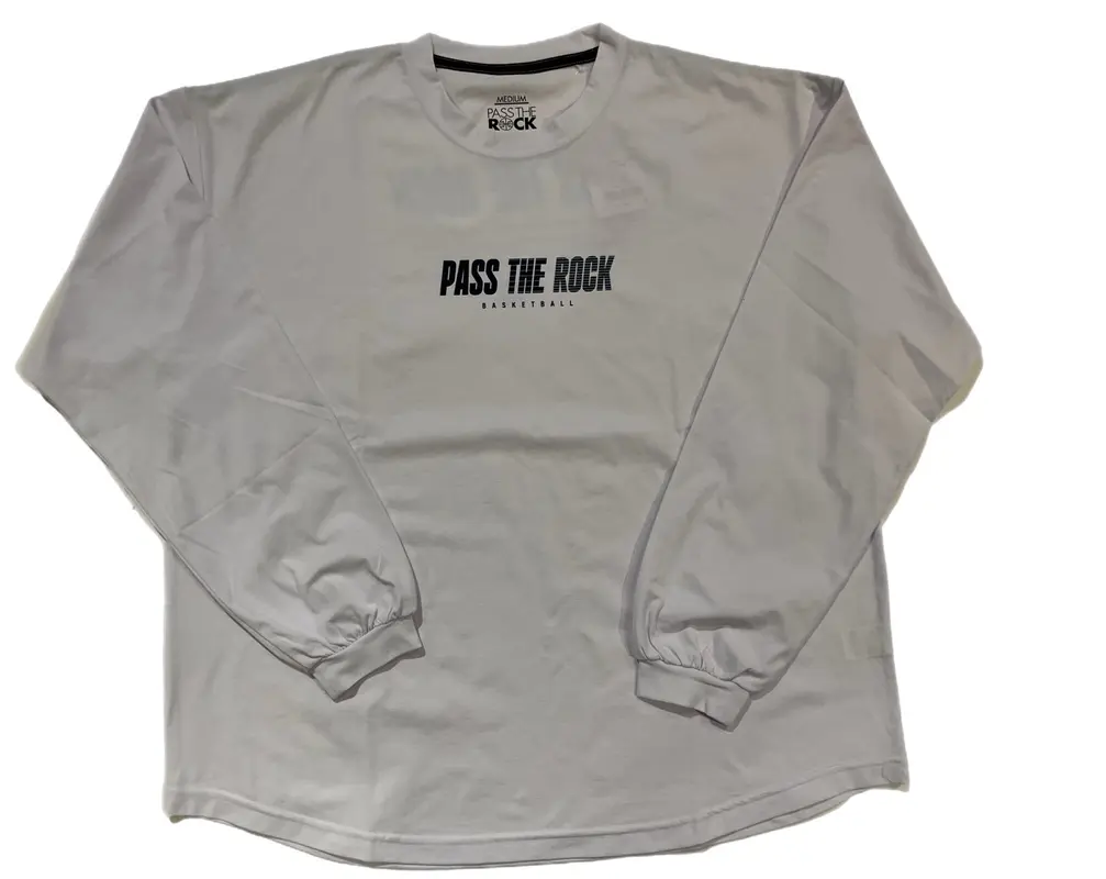PASS THE ROCK パスザロック LONG SLEENE SHIRT バスケ PTR-6830 画像2