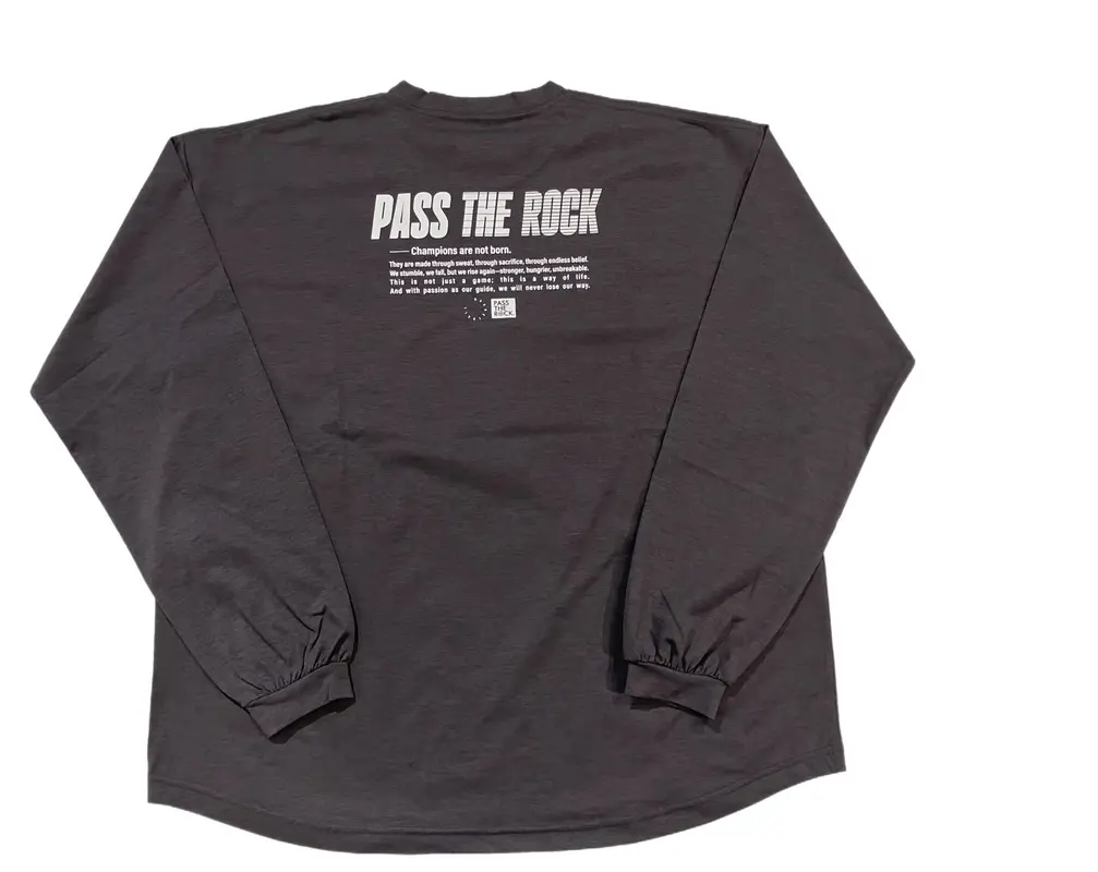PASS THE ROCK パスザロック LONG SLEENE SHIRT バスケ PTR-6830 画像7