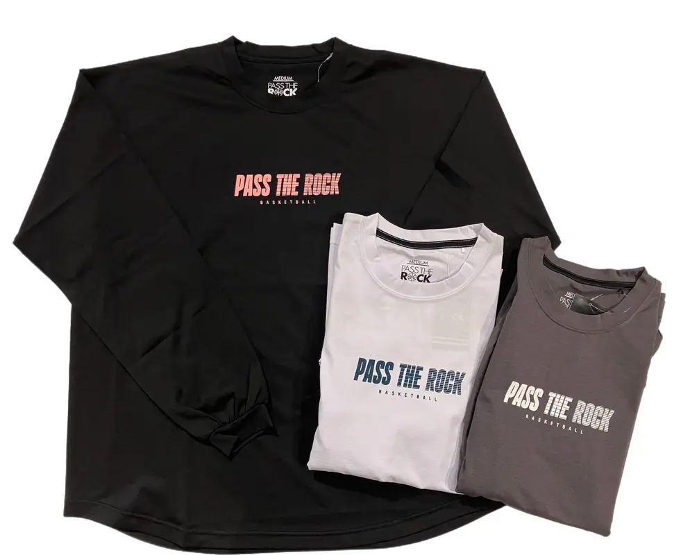 PASS THE ROCK パスザロック LONG SLEENE SHIRT バスケ PTR-6830