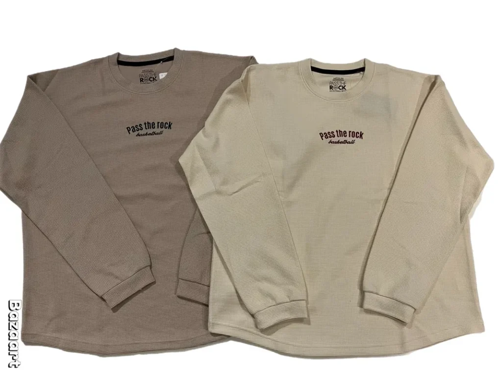 PASS THE ROCK パスザロック LONG SLEENE SHIRT バスケ PTR-6832