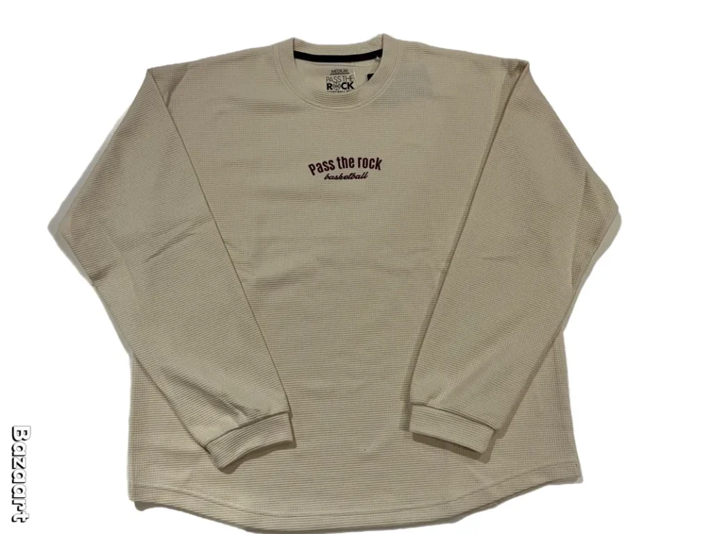PASS THE ROCK パスザロック LONG SLEENE SHIRT バスケ PTR-6832 画像3