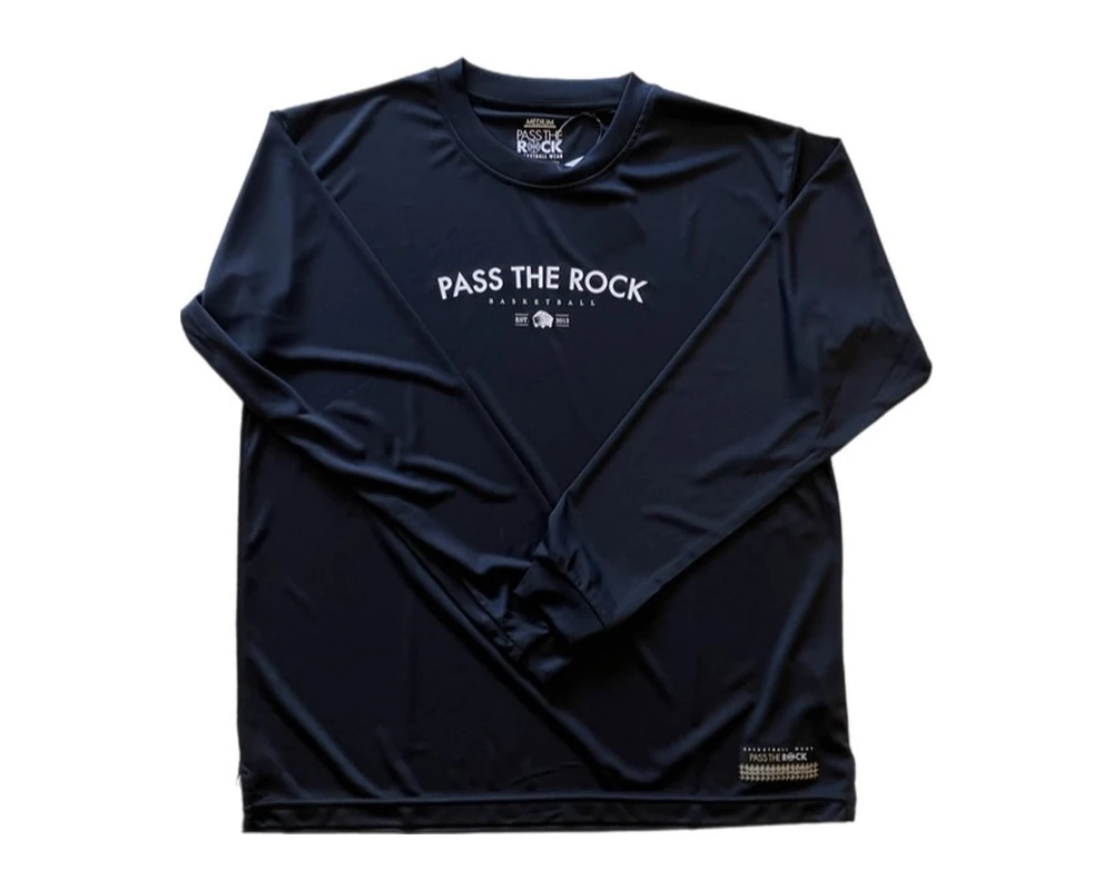 PASS THE ROCK パスザロック LONG SLEENE SHIRT バスケ PTR-6833 画像3