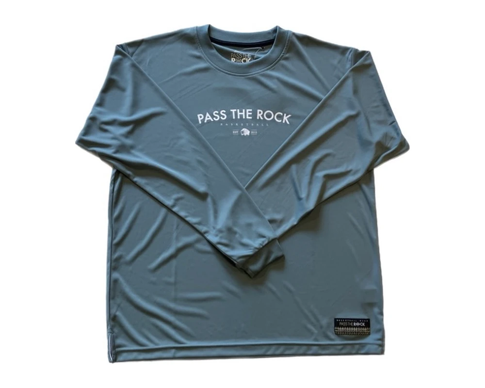 PASS THE ROCK パスザロック LONG SLEENE SHIRT バスケ PTR-6833 画像2