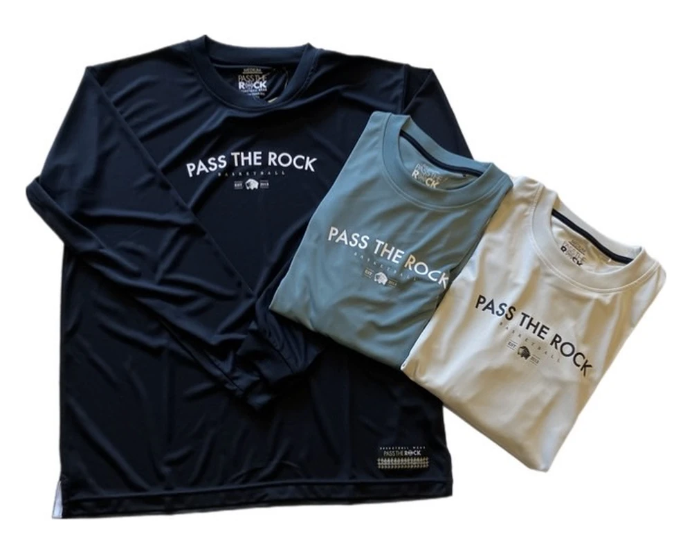 PASS THE ROCK パスザロック LONG SLEENE SHIRT バスケ PTR-6833